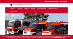 Desktop Screenshot of feuerwehr-troestau.de